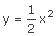 y=0.5x^2